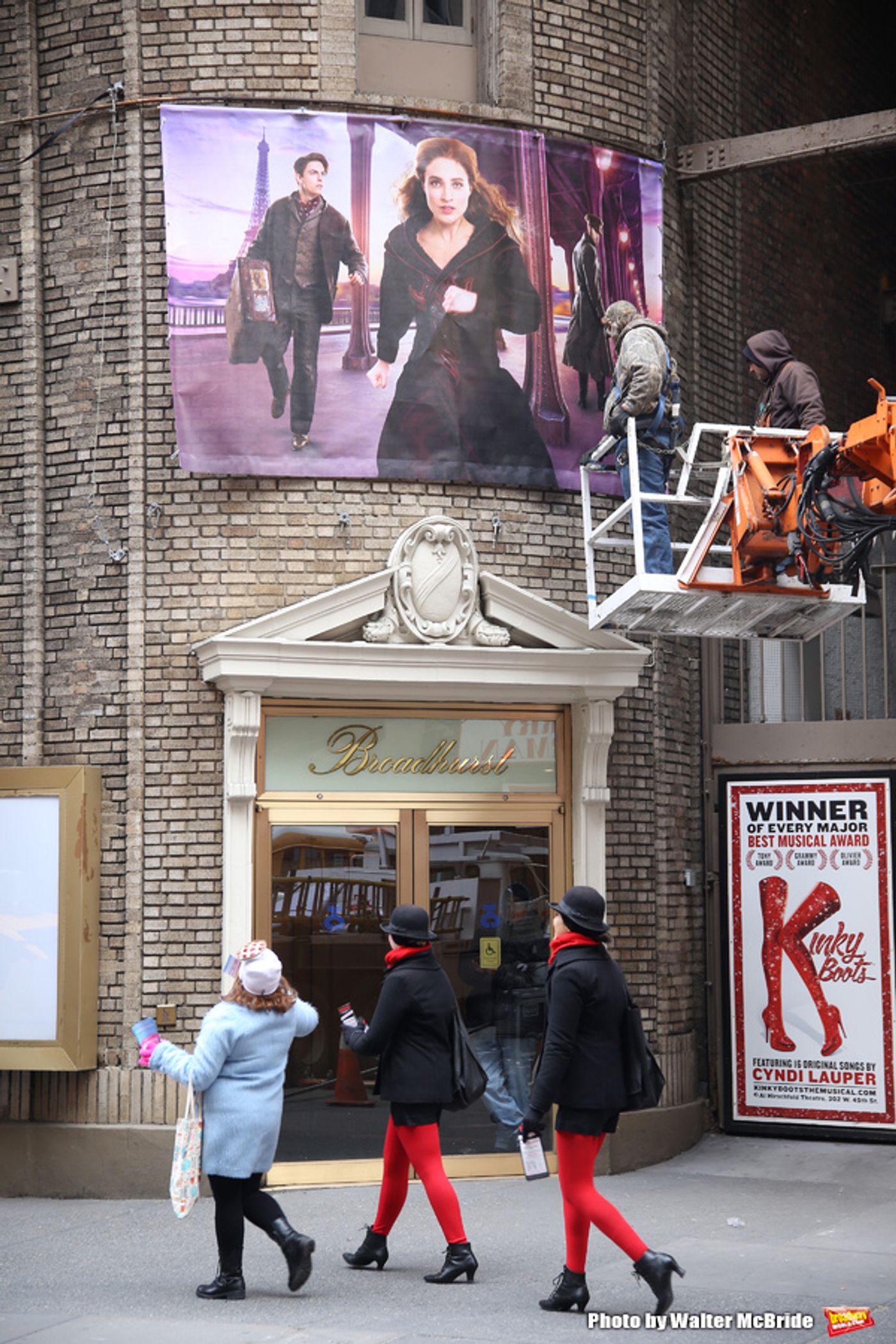 Up on the Marquee: ANASTASIA Gets Installed!  Image