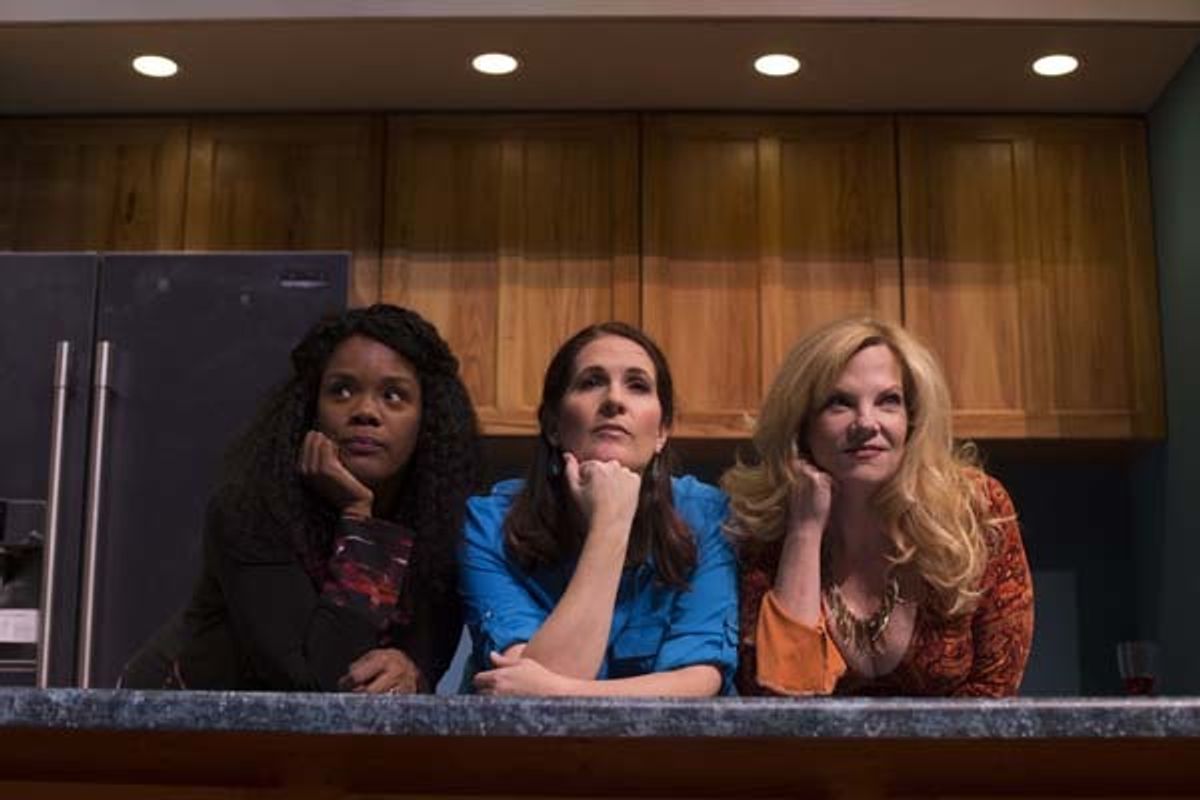 Elizabeth Meadows Rouse, Anne Tolpegin and Rosalyn Coleman  at 