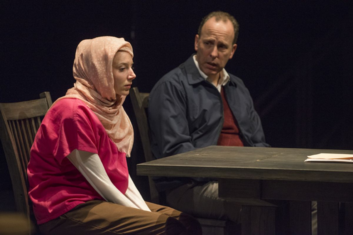 Susaan Jamshidi (Claire Fathi), Joe Dempsey (Alan Glenn) at 