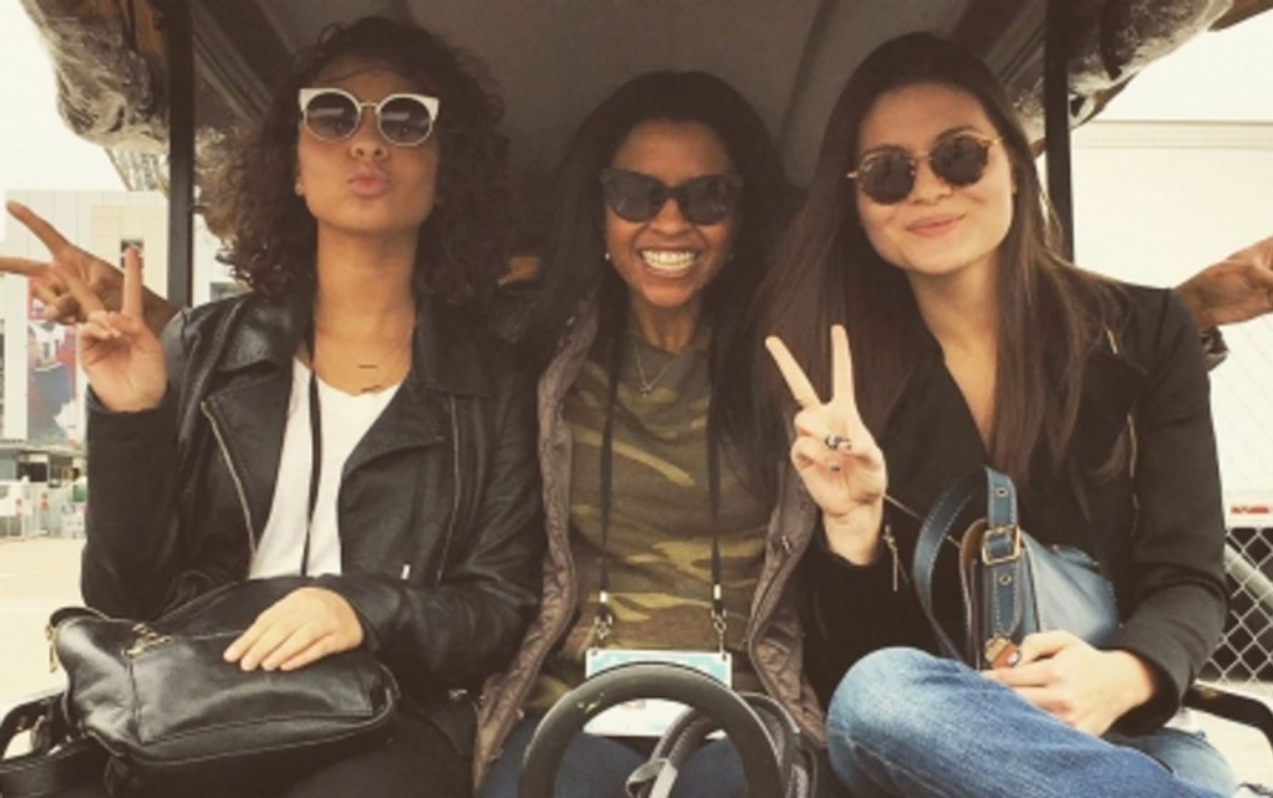 VIDEO: HAMILTON's Original Schuyler Sisters Reunite To Perform 'America The Beautiful' At The Super Bowl  Image