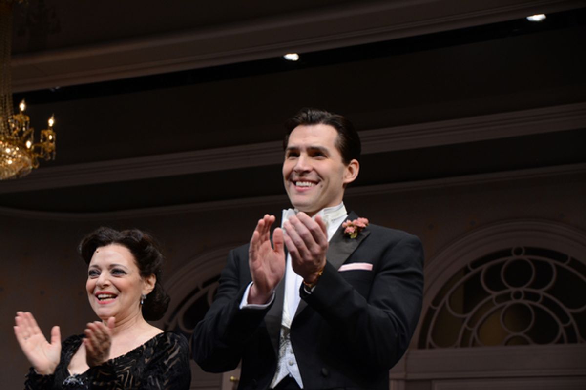 Judy Blazer and Ryan Silverman at 