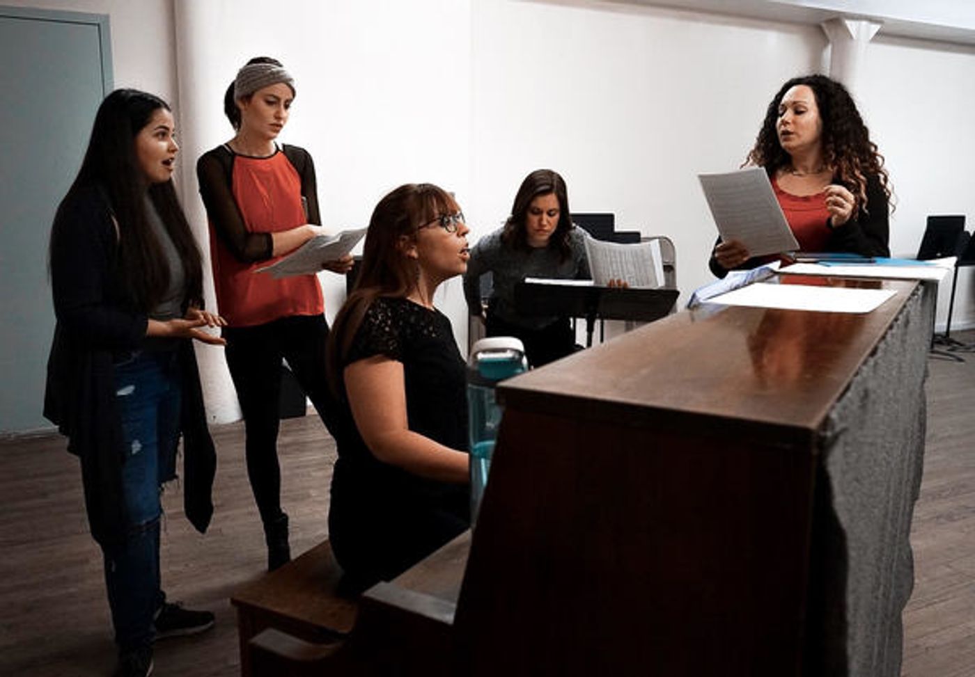 Photo Flash: Inside Rehearsal for LOVE SONGS FOR V-DAY at Birdland  Image