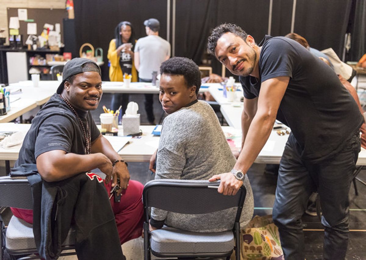 Marcus Henderson, Omoz Idehenre and Wade Allain-Marcus at 