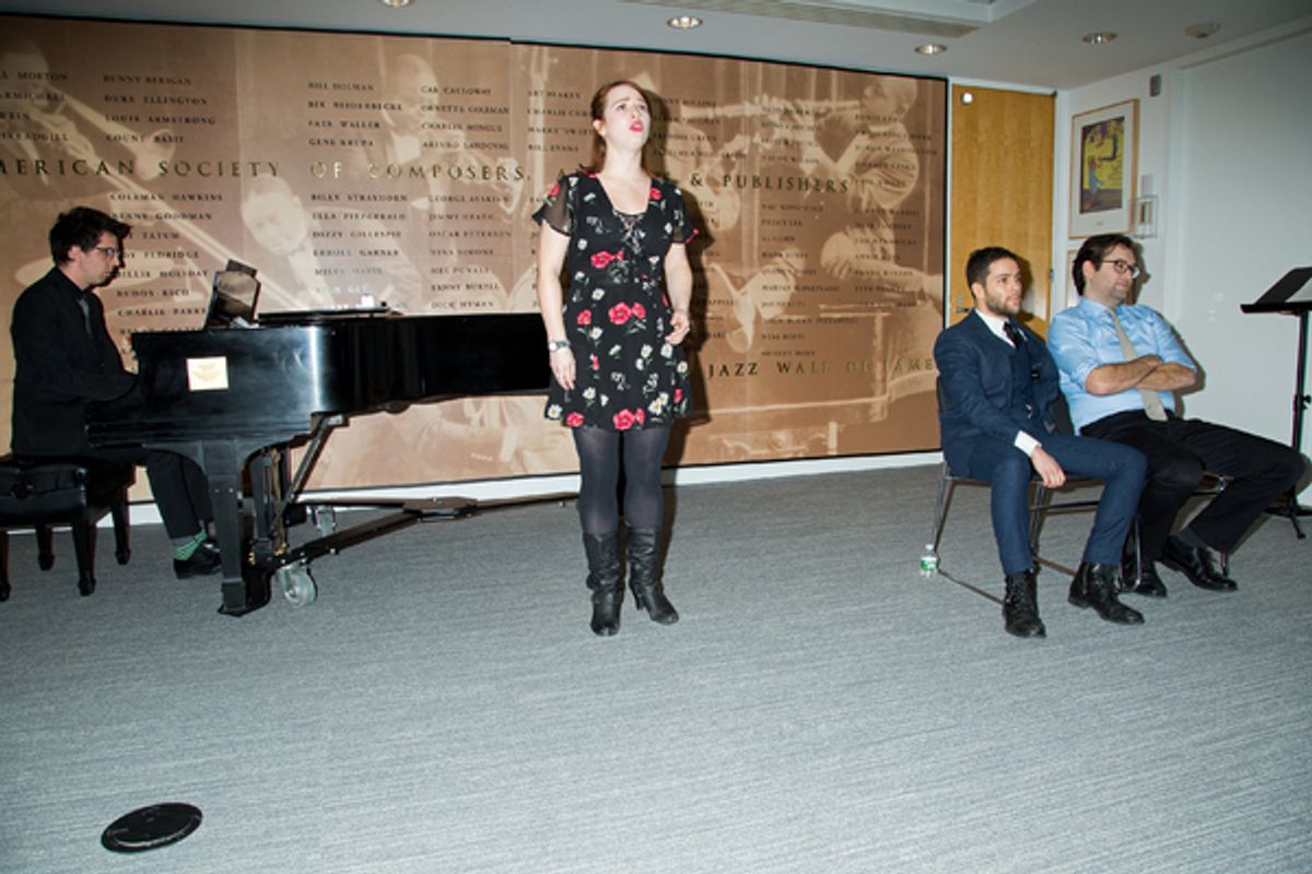 David Gardos, Emily Walton, Daniel Zaitchik, Drew Lewis at 