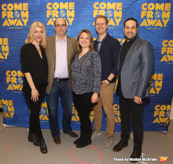 Kelly Devine, Christopher Ashley, Irenr Sankoff, David Hein and Ian Eisendrath  Photo