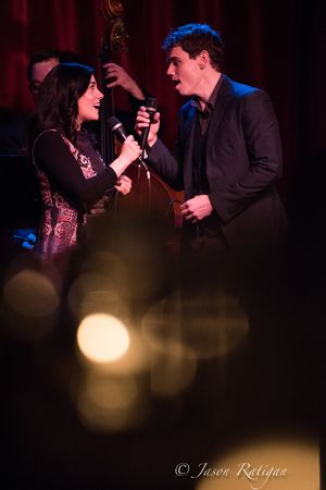 Jay Armstrong Johnson and company @ BroadwayWorld Jay Armstrong Johnson and company Photo