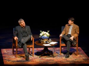 Stephen Schwartz with Michael A. Kerker @ BroadwayWorld Stephen Schwartz with Michael A. Kerker Photo