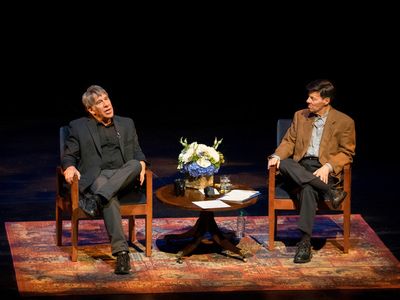 Stephen Schwartz with Michael A. Kerker Photo