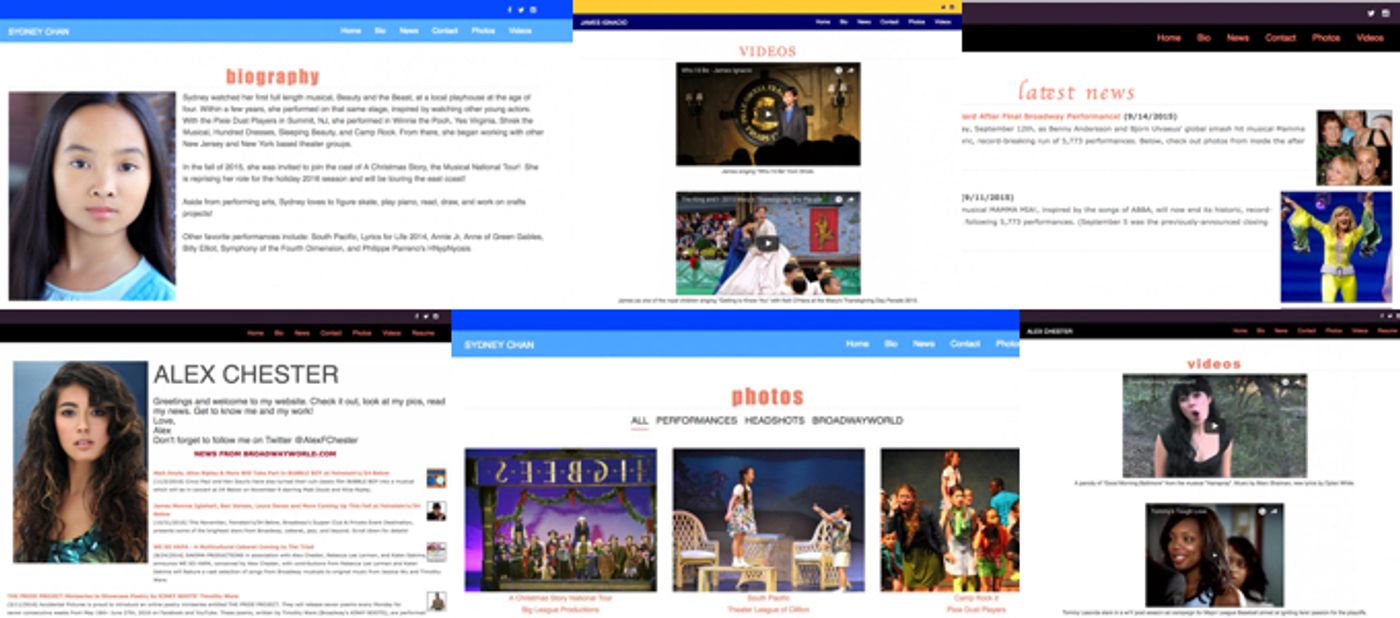 New from BroadwayWorld, Your Own Auto-Updating Official Web Site  Image