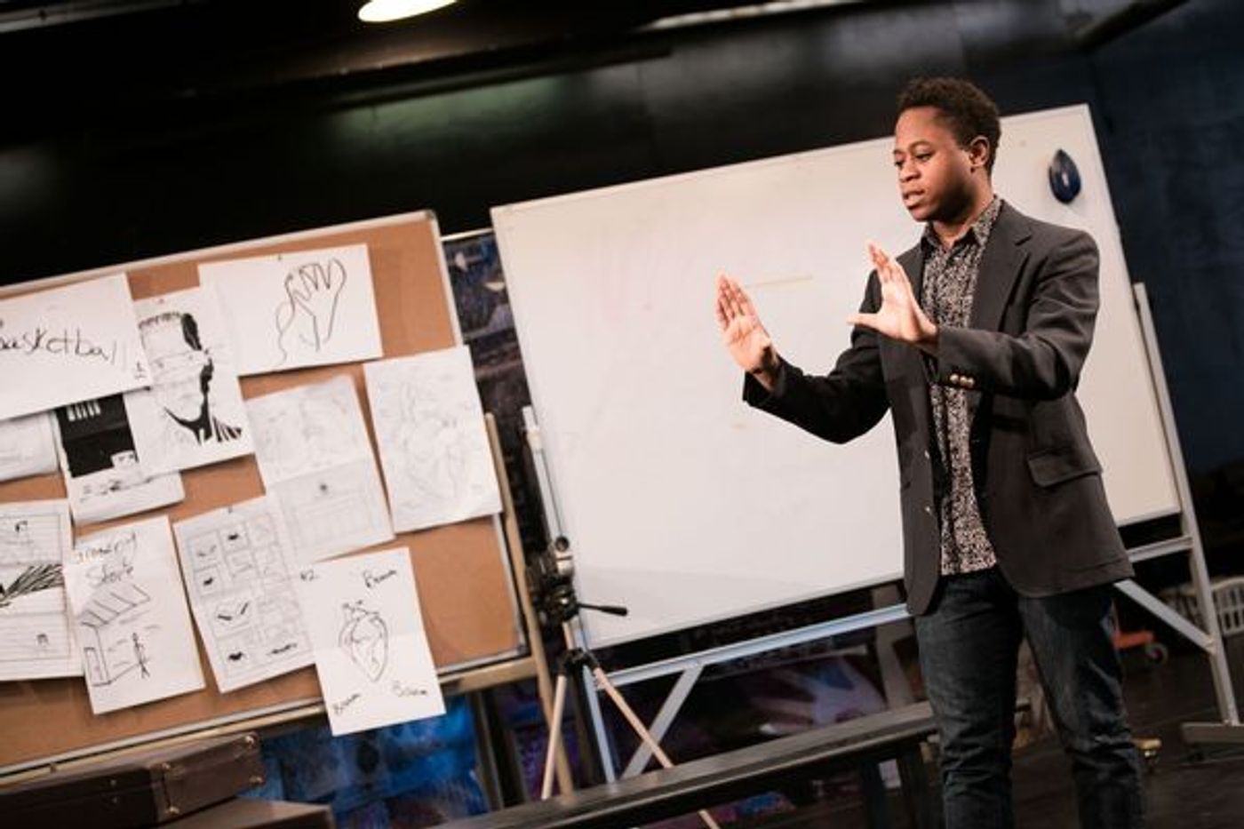 Photo Flash: Inside Rehearsal for Steppenwolf for Young Adults' MONSTER  Image