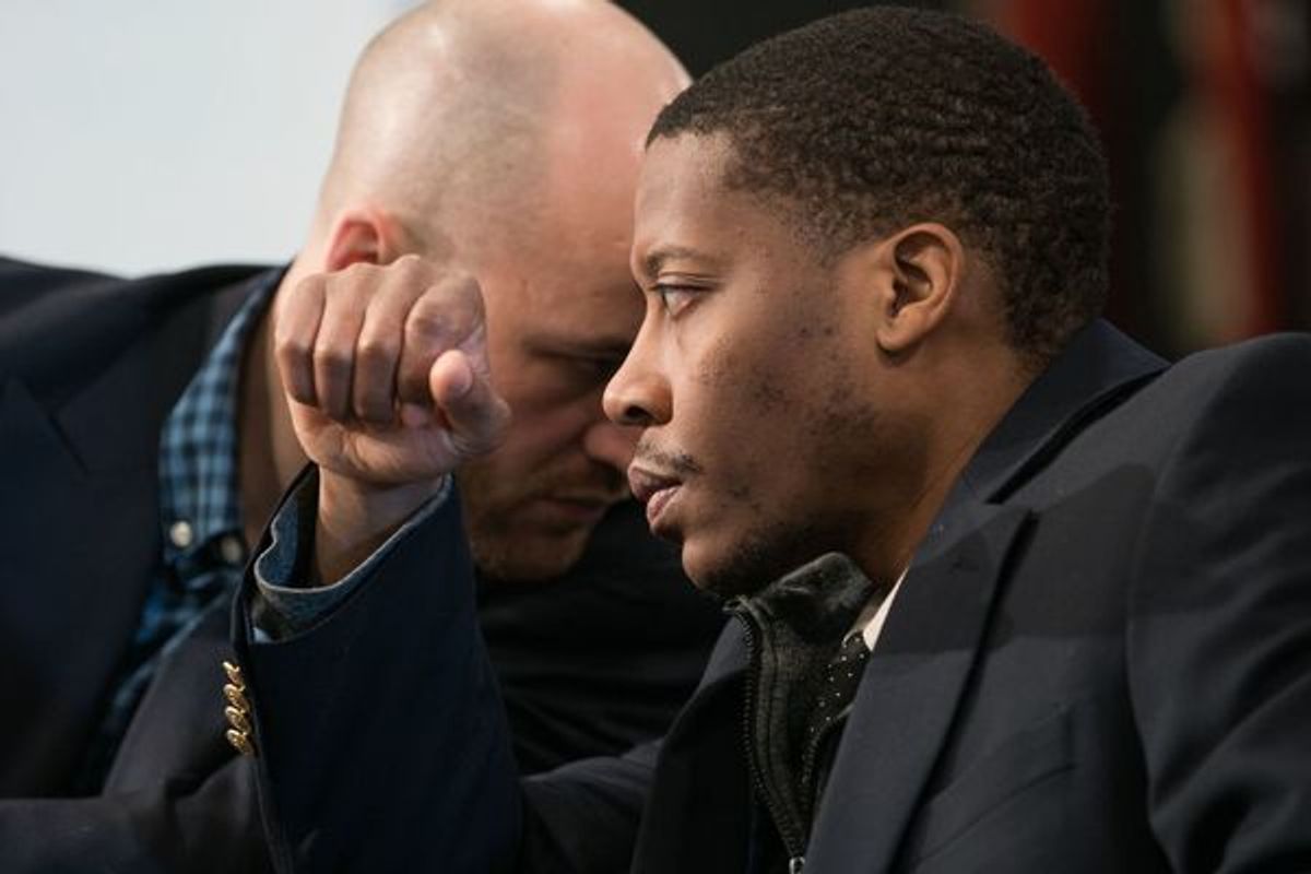 Chris Rickett and Namir Smallwood  at 