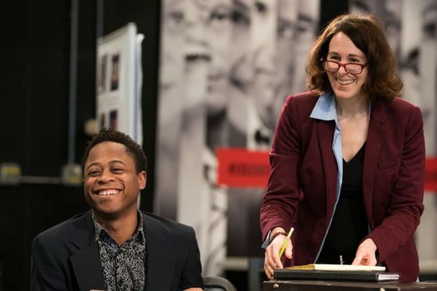 Photo Flash: Inside Rehearsal for Steppenwolf for Young Adults' MONSTER  Image