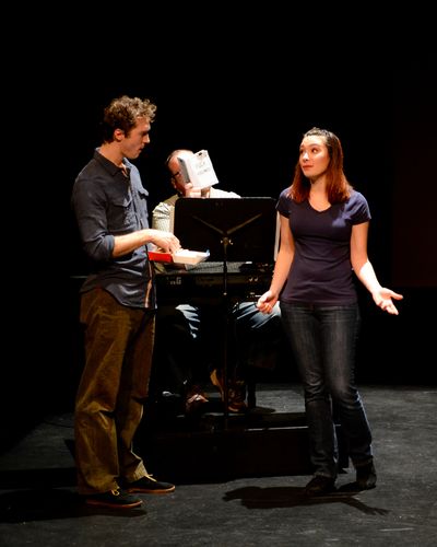 Garrett Dill as Jeff,  Joel Kurzynski, Myriah Riedel as Heidi Photo