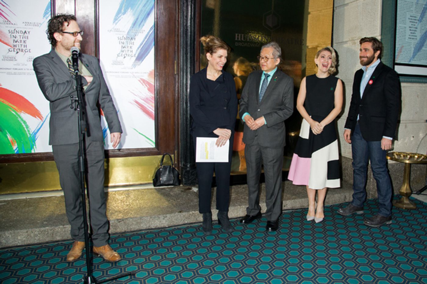 Photo Coverage: Jake Gyllenhaal and Annaleigh Ashford Celebrate Re-Opening of Hudson Theatre!  Image