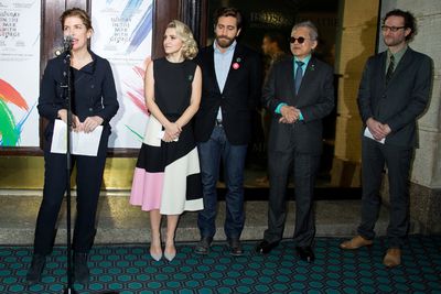 Julie Menin, Annaleigh Ashford, Jake Gyllenhaal, Kwek Leng Beng, Eric Paris Photo