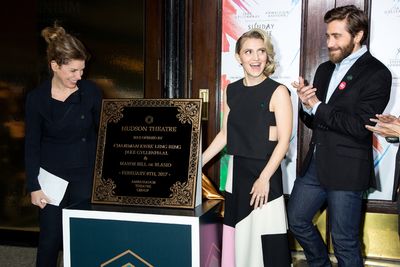 Julie Menin, Annaleigh Ashford, Jake Gyllenhaal Photo
