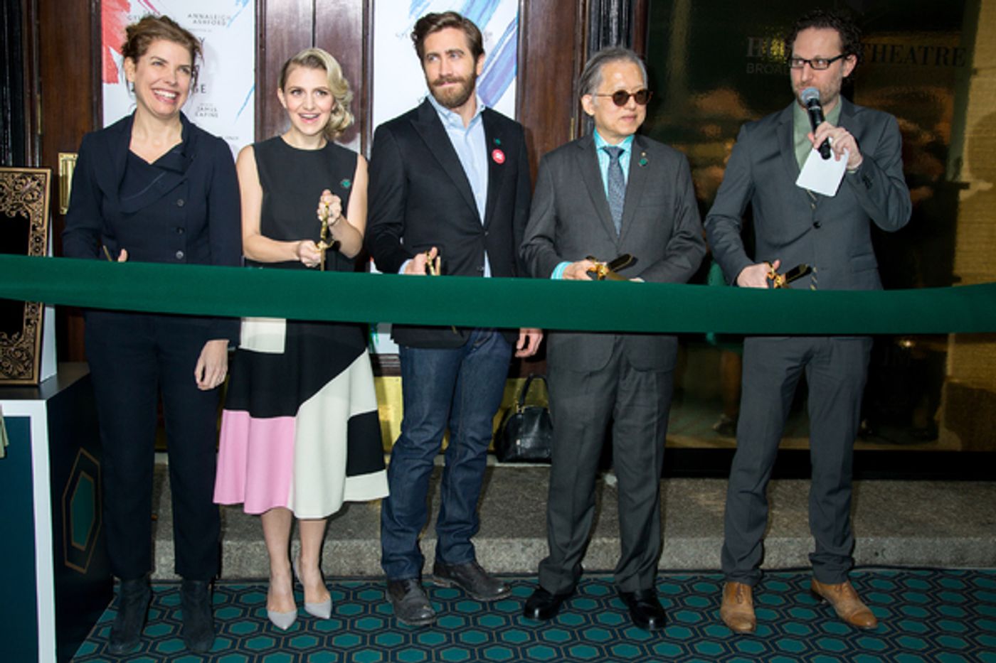 Photo Coverage: Jake Gyllenhaal and Annaleigh Ashford Celebrate Re-Opening of Hudson Theatre!  Image