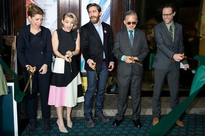 Julie Menin, Annaleigh Ashford, Jake Gyllenhaal, Kwek Leng Beng, Eric Paris Photo