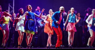 Members of each of the three companies perform together 'Somebody to Love,' choreogra Photo