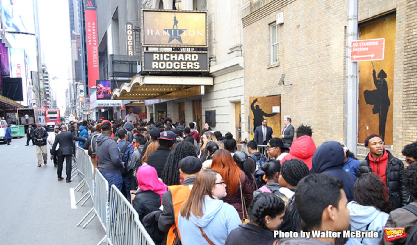 Photo Coverage: Students Head to HAMILTON for January #EduHam Matinee!  Image