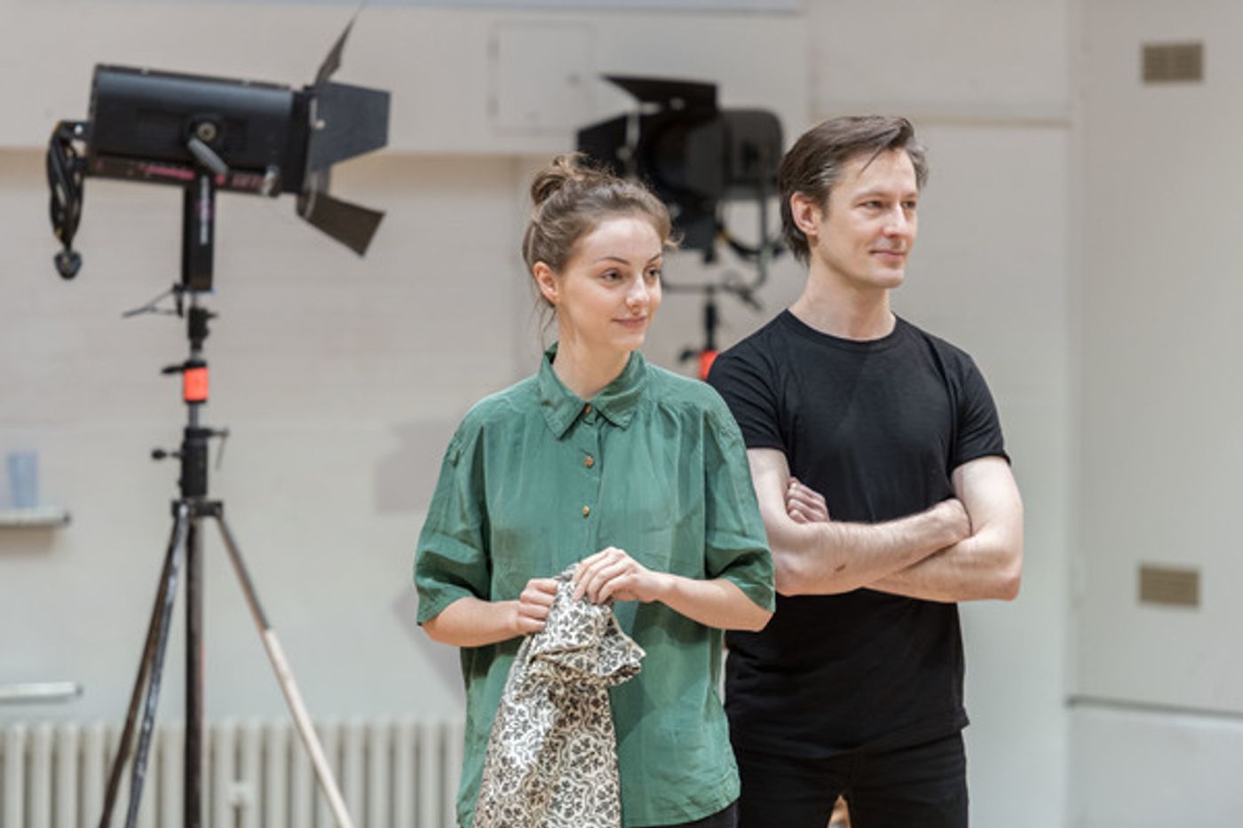 Photo Flash: Daniel Radcliffe, Joshua McGuire and More in Rehearsal for ROSENCRANTZ AND GUILDENSTERN ARE DEAD at the Old Vic  Image