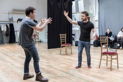 Joshua McGuire and Daniel Radcliffe  Photo