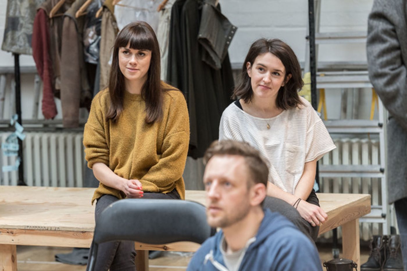 Photo Flash: Daniel Radcliffe, Joshua McGuire and More in Rehearsal for ROSENCRANTZ AND GUILDENSTERN ARE DEAD at the Old Vic  Image