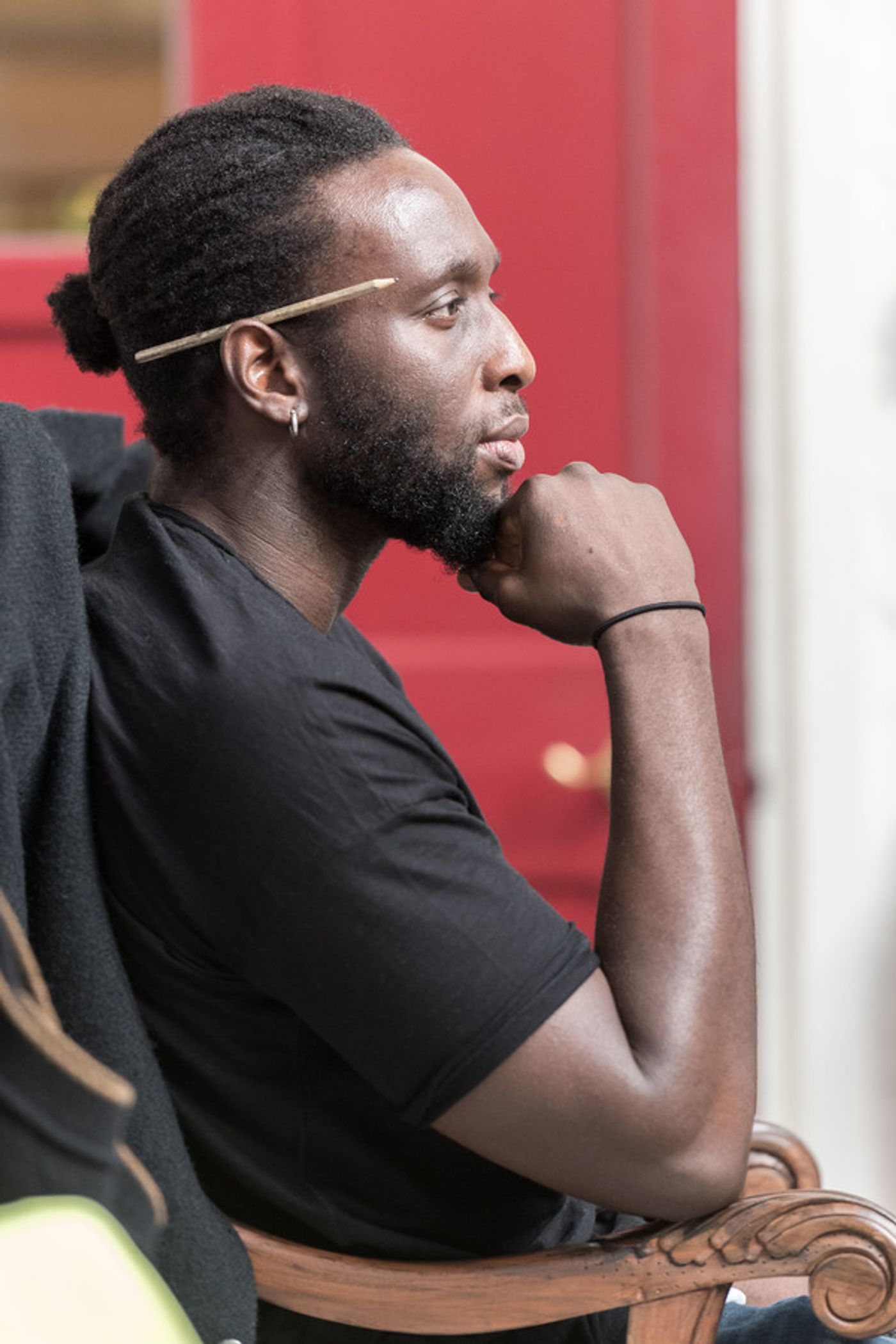 Photo Flash: Daniel Radcliffe, Joshua McGuire and More in Rehearsal for ROSENCRANTZ AND GUILDENSTERN ARE DEAD at the Old Vic  Image