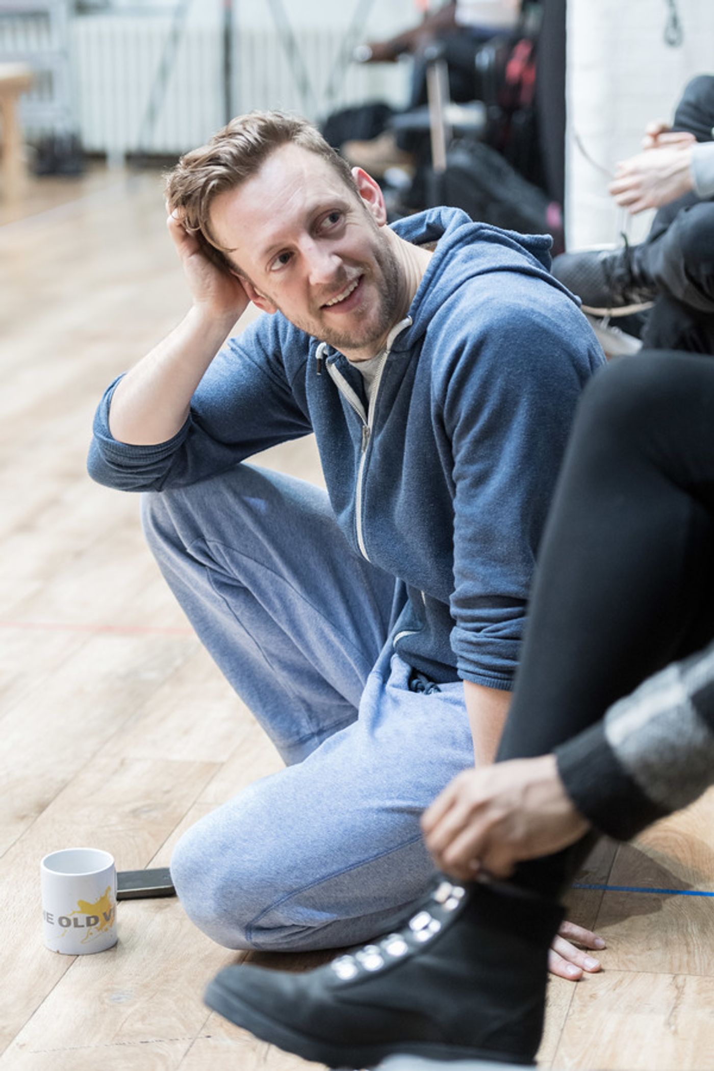 Photo Flash: Daniel Radcliffe, Joshua McGuire and More in Rehearsal for ROSENCRANTZ AND GUILDENSTERN ARE DEAD at the Old Vic  Image