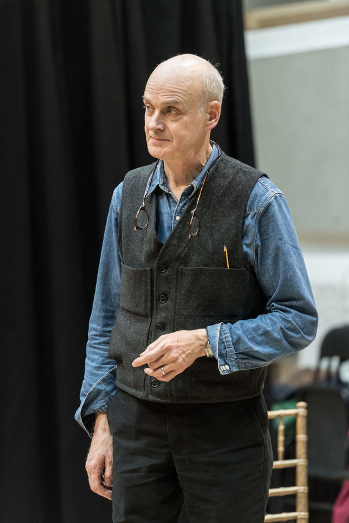 Photo Flash: Daniel Radcliffe, Joshua McGuire and More in Rehearsal for ROSENCRANTZ AND GUILDENSTERN ARE DEAD at the Old Vic  Image