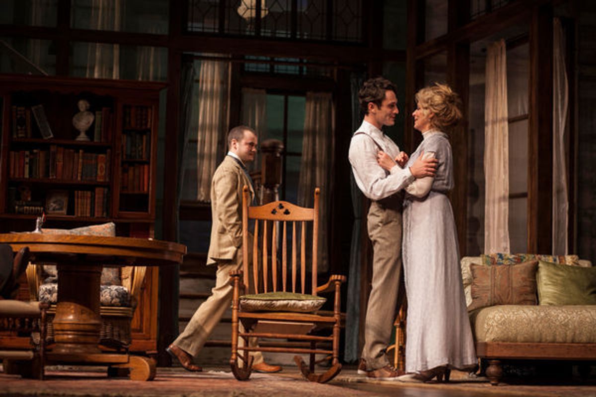 Stephen Louis Grush, Colin Woodell and Jane Kaczmarek at 