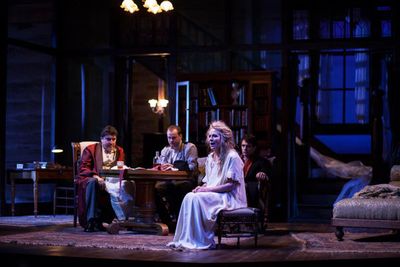 Alfred Molina, Stephen Louis Grush, Jane Kaczmarek and Colin Woodell Photo