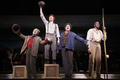 David Pittu, Nicholas Barsasch, Christopher Sieber, Kyle Scatliffe
 Photo