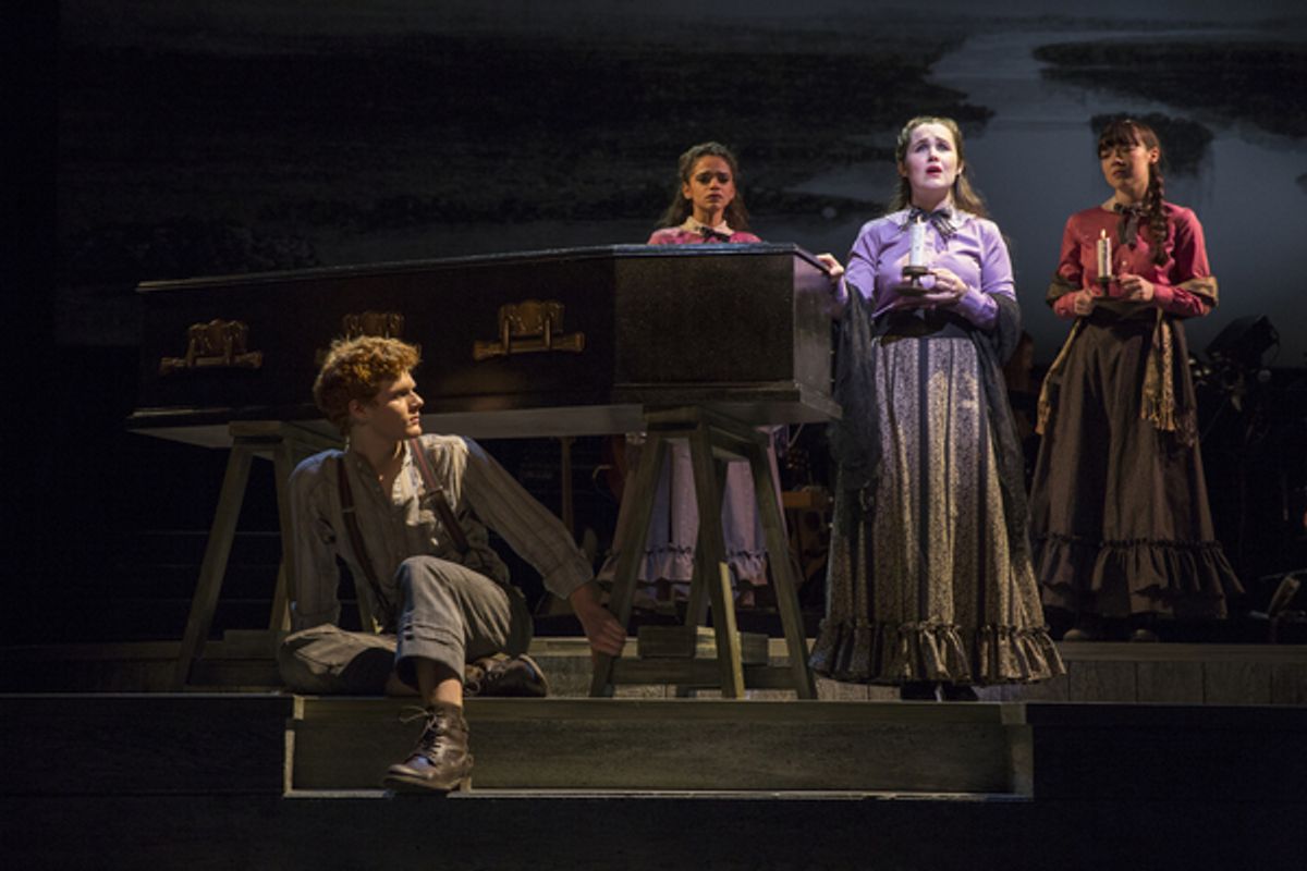 Nicholas Barasch, Gizel Jimenez, Lauren Worsham, and Megan Masako Haley at 