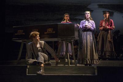 Nicholas Barasch, Gizel Jimenez, Lauren Worsham, and Megan Masako Haley Photo