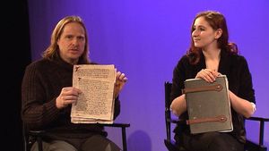 John and assistant director, Judith Feingold, discuss what it took for the painstakin Photo