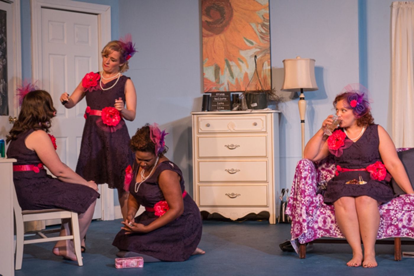 Photo Coverage: First look at Curtain Players' FIVE WOMEN WEARING THE SAME DRESS Photo Coverage: First look at Curtain Players' FIVE WOMEN WEARING THE SAME DRESS Image