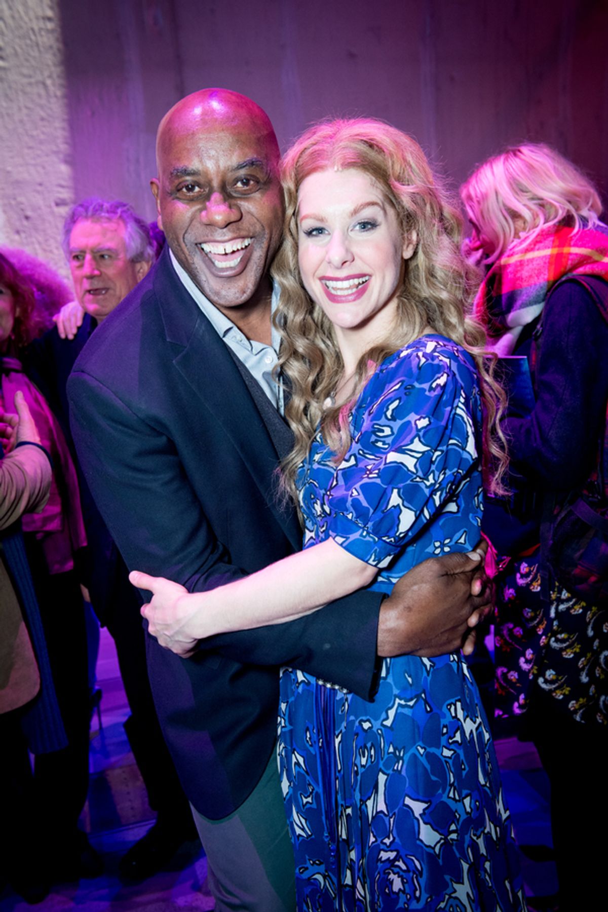 Ainsley Harriott and Cassidy Janson at 