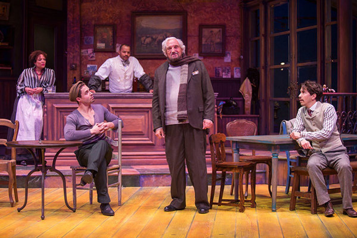 Luna Velez, Philippe Bowgen, Donald Faison, Hal Linden, and Justin Long at 