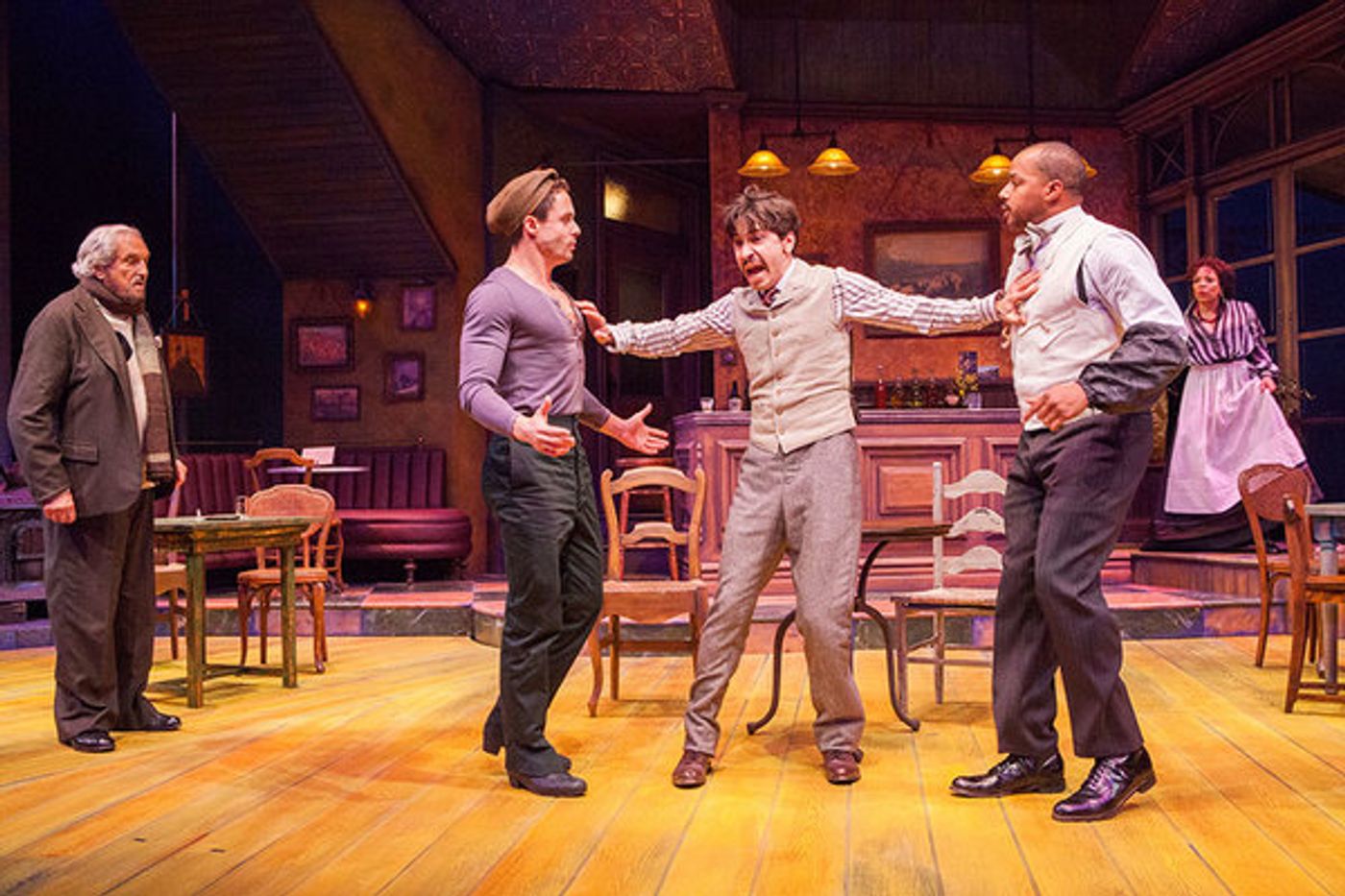 Photo Flash: PICASSO AT THE LAPIN AGILE Opens at The Old Globe Starring Philippe Bowgen, Donald Faison, Justin Long, and More  Image
