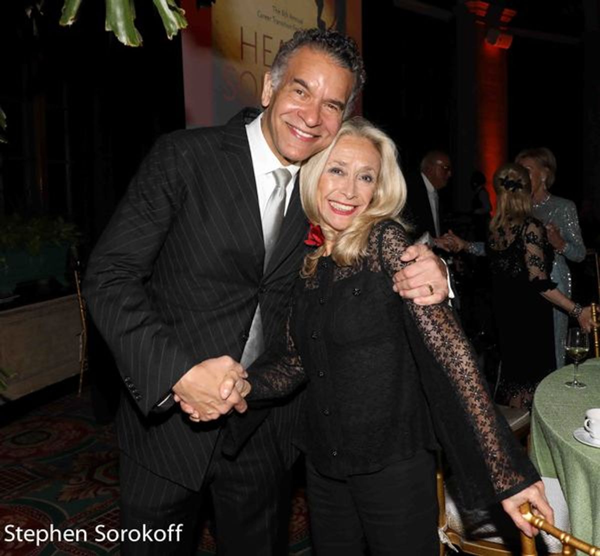 Brian Stokes Mitchell & Eda Sorokoff at 