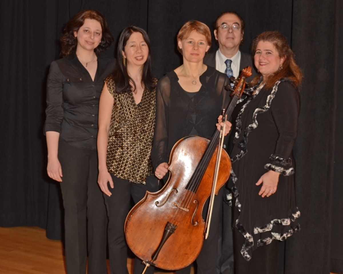 Dina Pruzhansky, Reiko Uchida, Kajsa William-Olsson, Moshe Knoll and Allison Charney at 