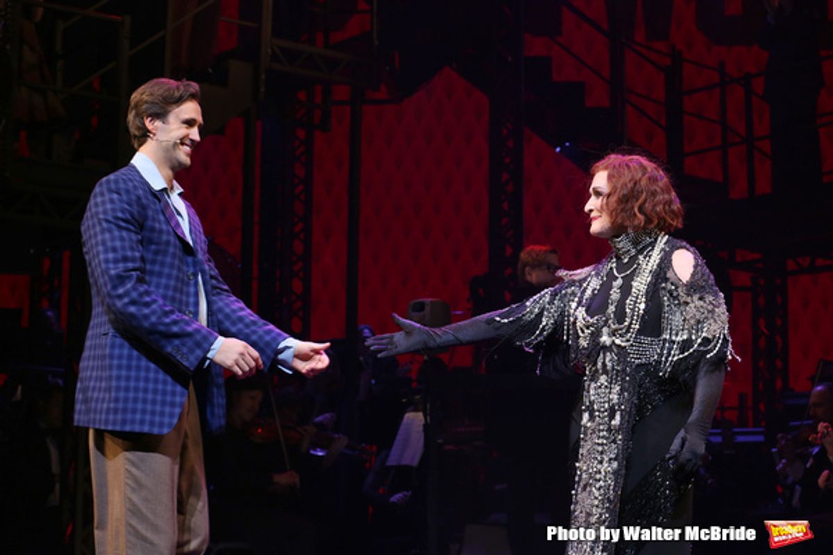 Michael Xavier and Glenn Close  at 