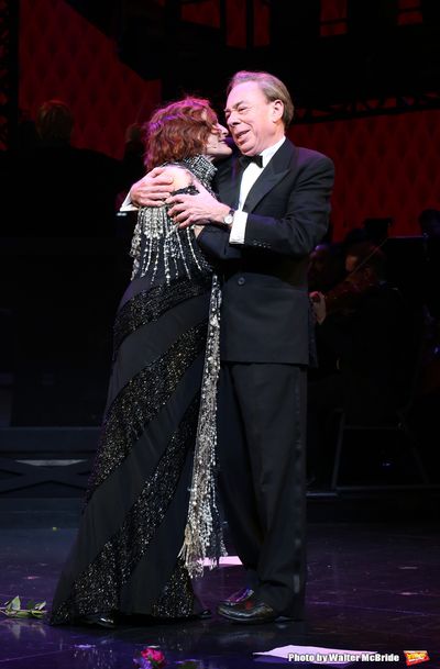Glenn Close and Andrew Lloyd Webber  Photo