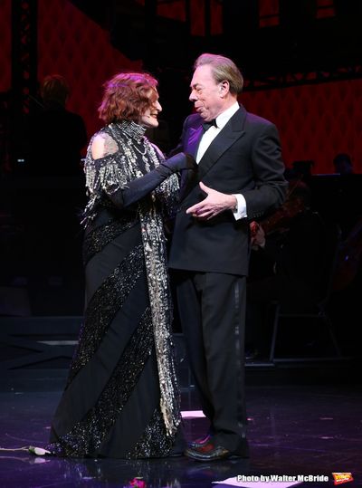 Glenn Close and Andrew Lloyd Webber  Photo