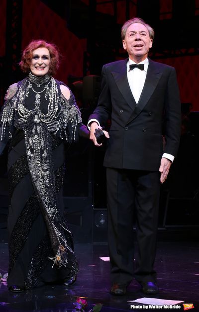 Glenn Close and Andrew Lloyd Webber  Photo