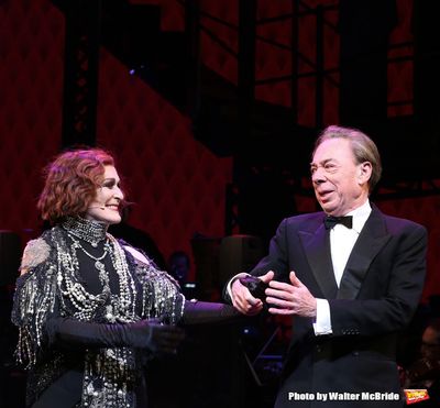 Glenn Close and Andrew Lloyd Webber  Photo
