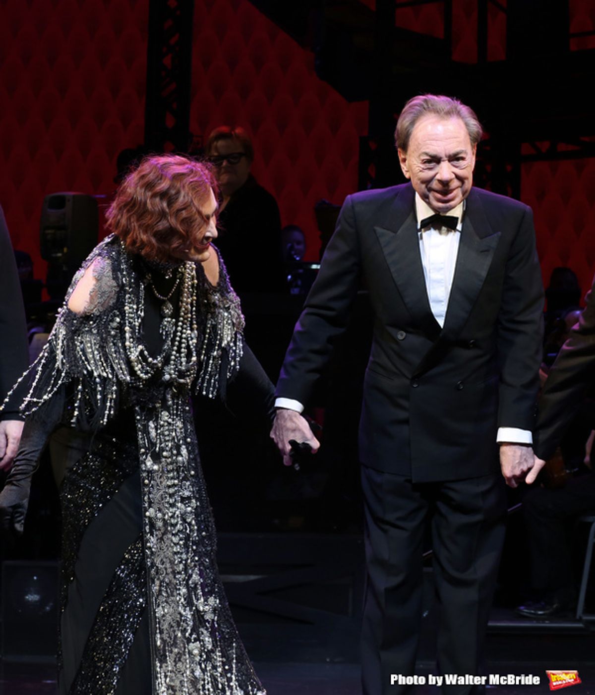Glenn Close and Andrew Lloyd Webber  at 