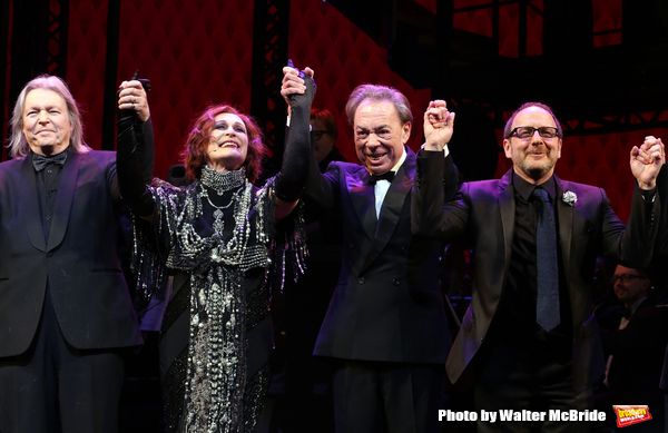 Christopher Hampton, Glenn Close, Andrew Lloyd Webber and Lonny Price  Photo