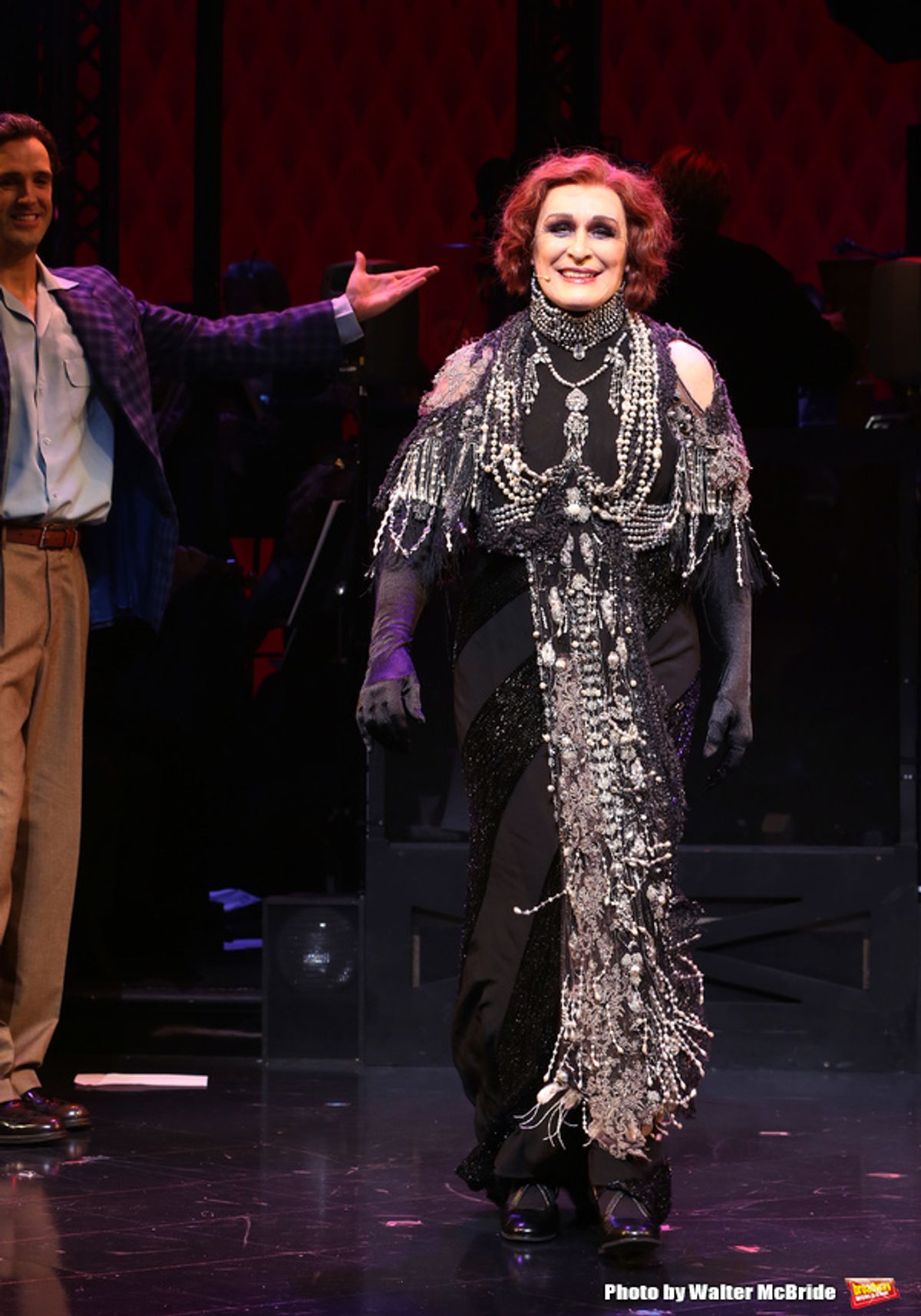 Michael Xavier and Glenn Close  at 